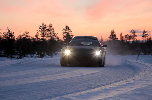 Ferrari FF in de sneeuw ook veel grip
